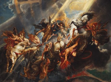  fall Painting - The Fall of Phaeton Peter Paul Rubens